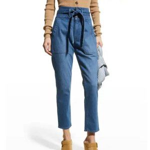 SLIM STRAIGHT EXTRA HIGH RISE LOGAN - Cornflower